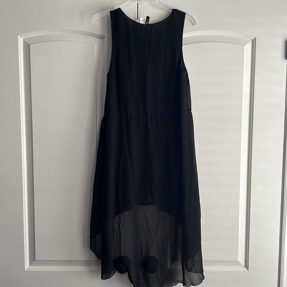 H&M hi lo little black dress Size 4 - Picture 5 of 6